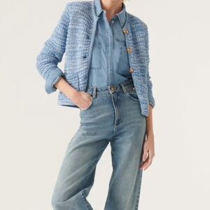 ba&sh Gaspard Cardigan Light Blue